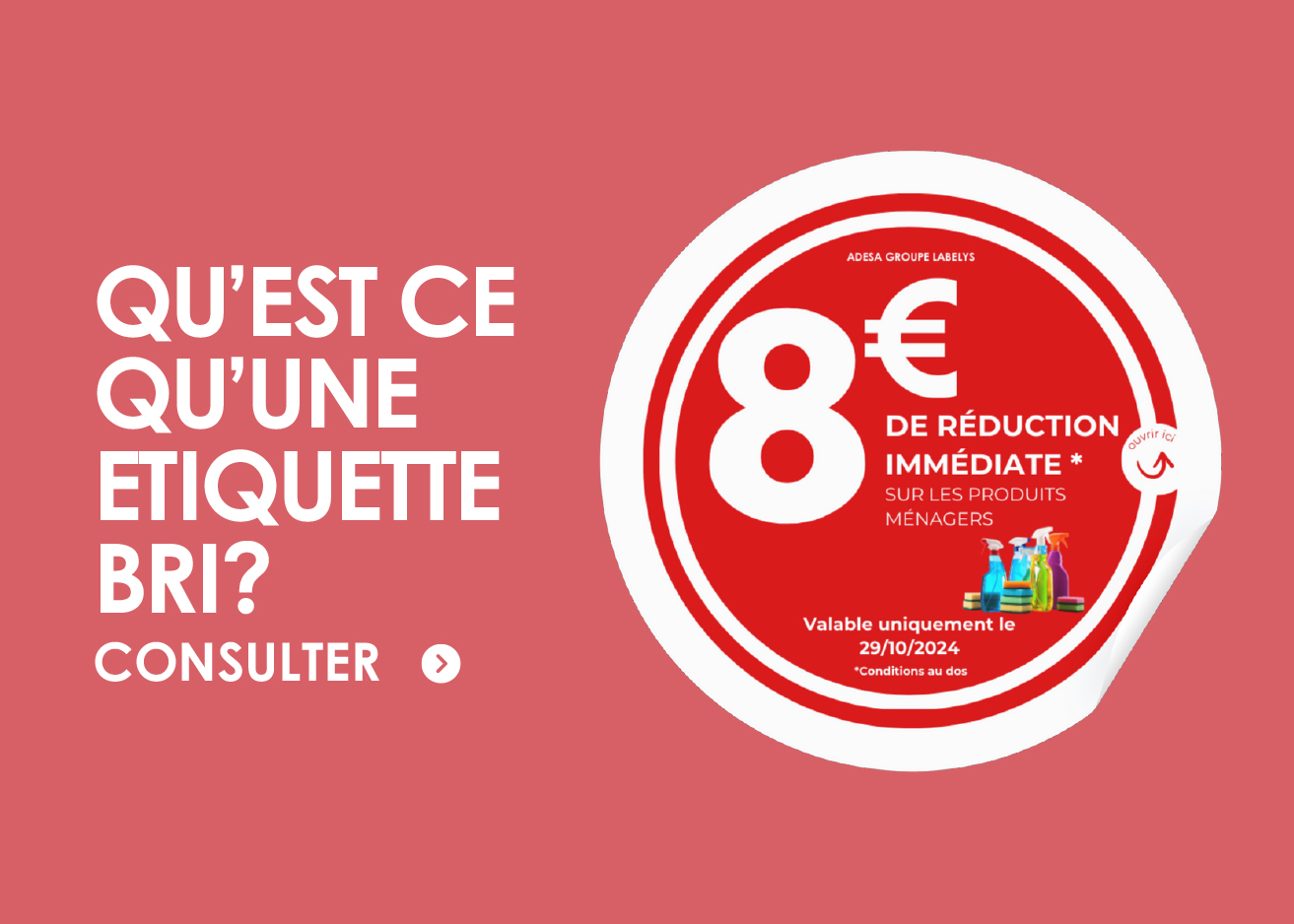 etiquette promotionnelle