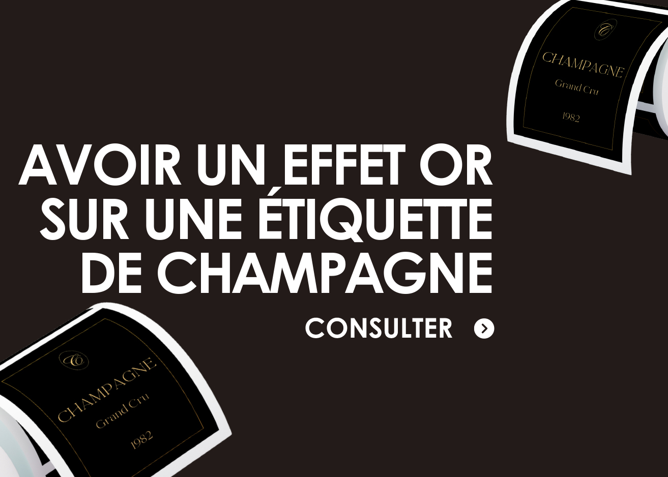 Les étiquettes de champagne