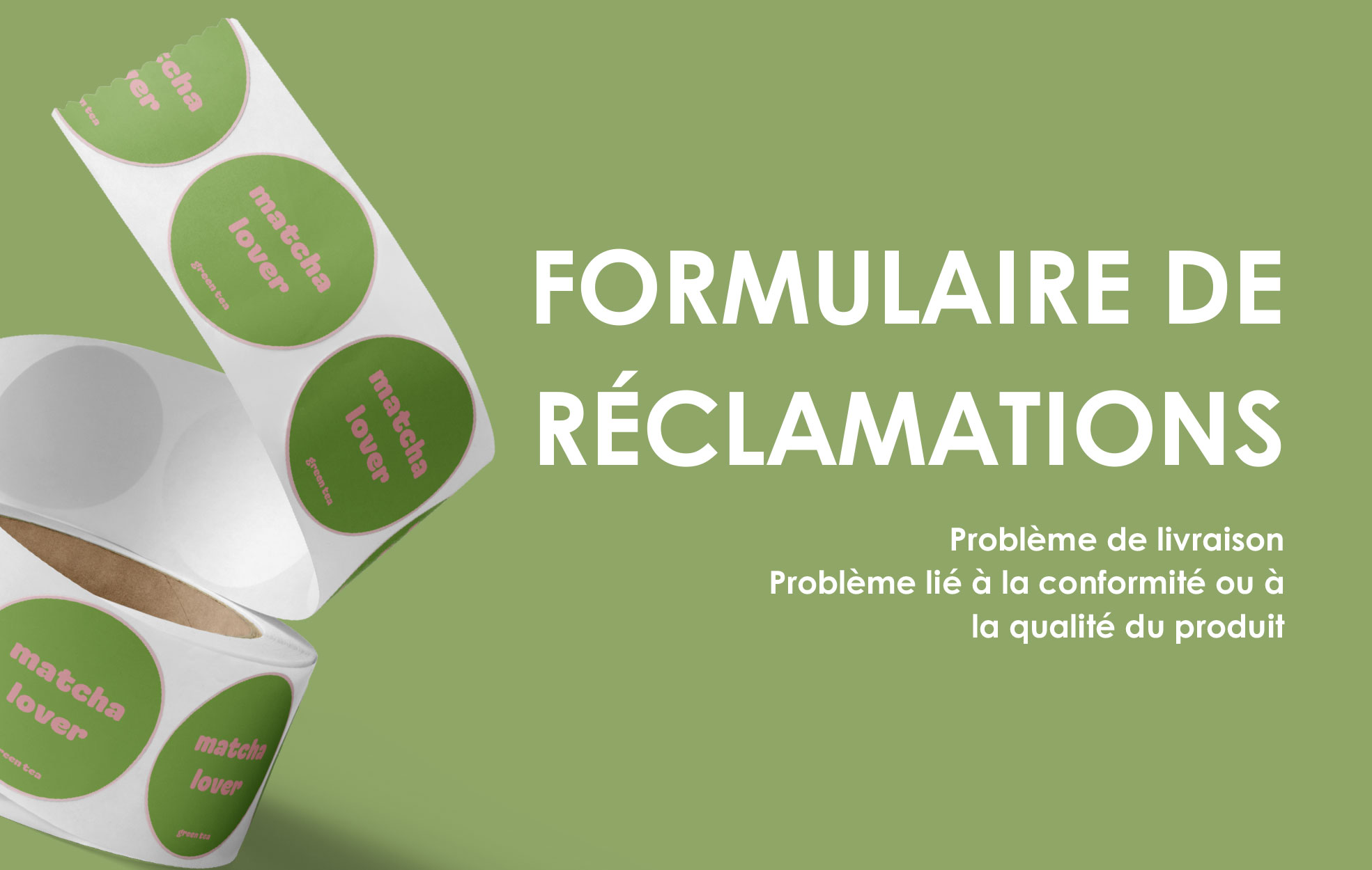 Formualire de réclamation