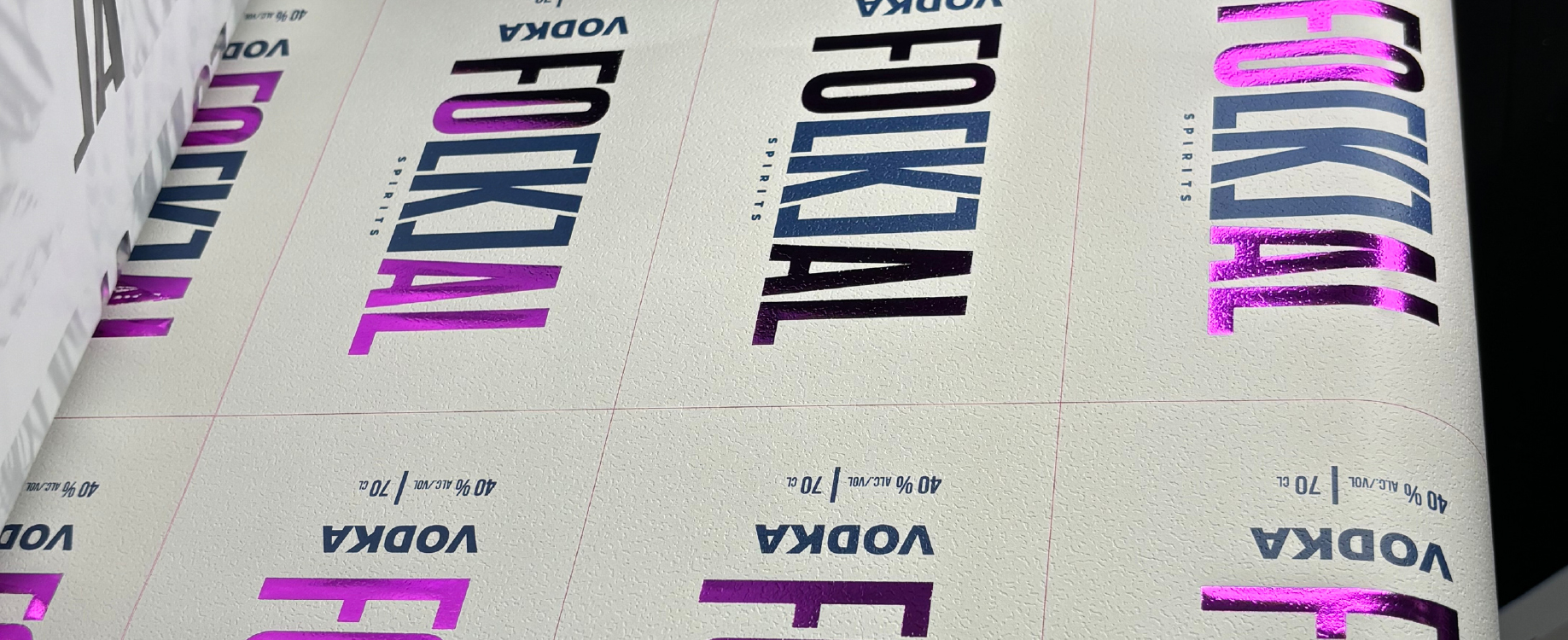 Choix sens de sortie etiquettes