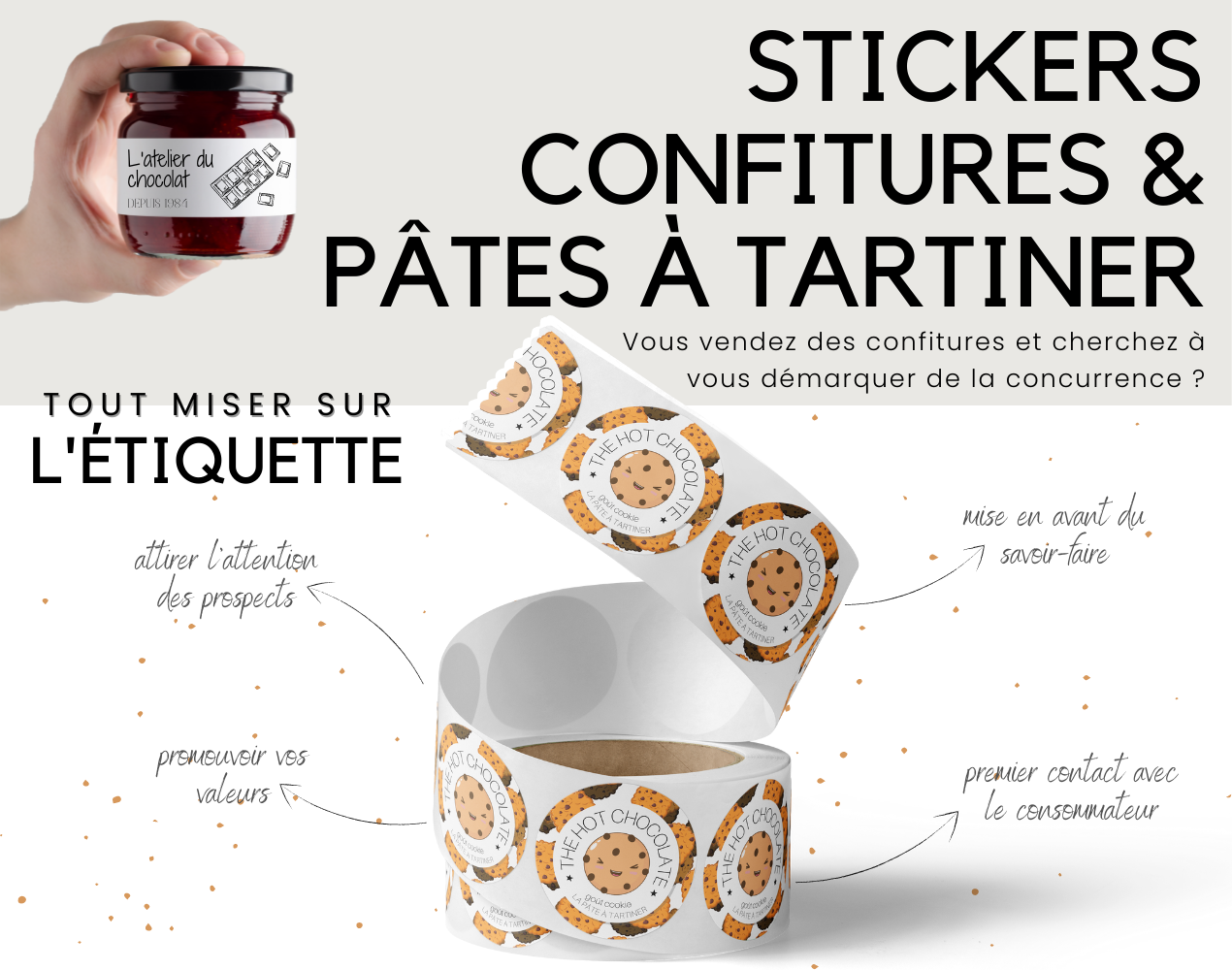 étiquette pour confiture