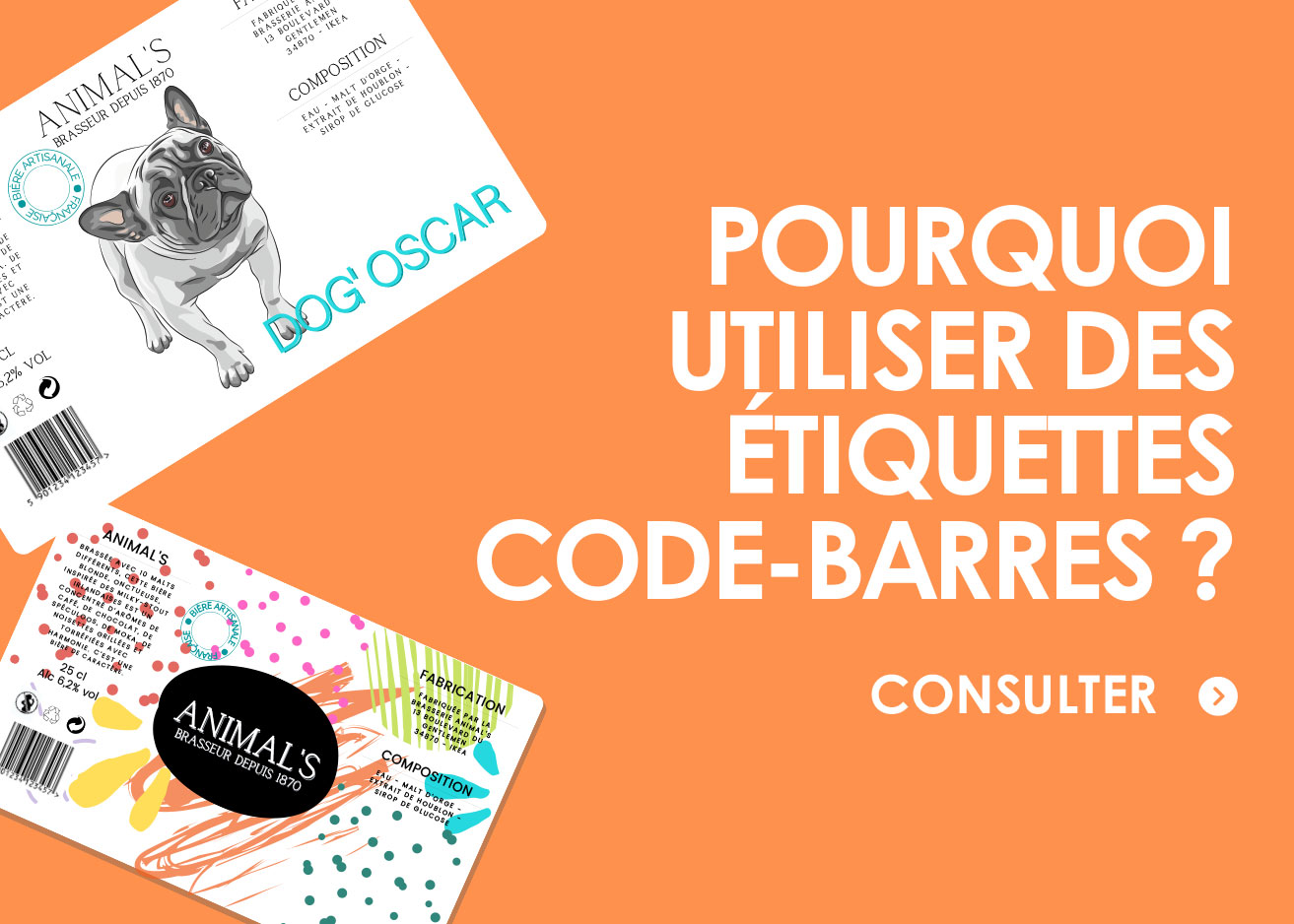 Etiquettes code barre