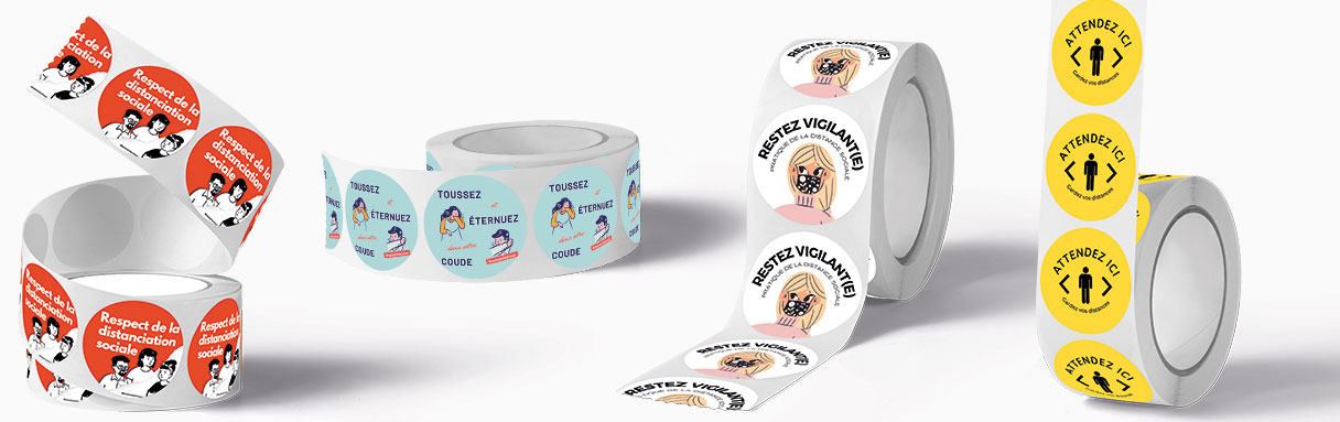 creation design etiquette signaletique