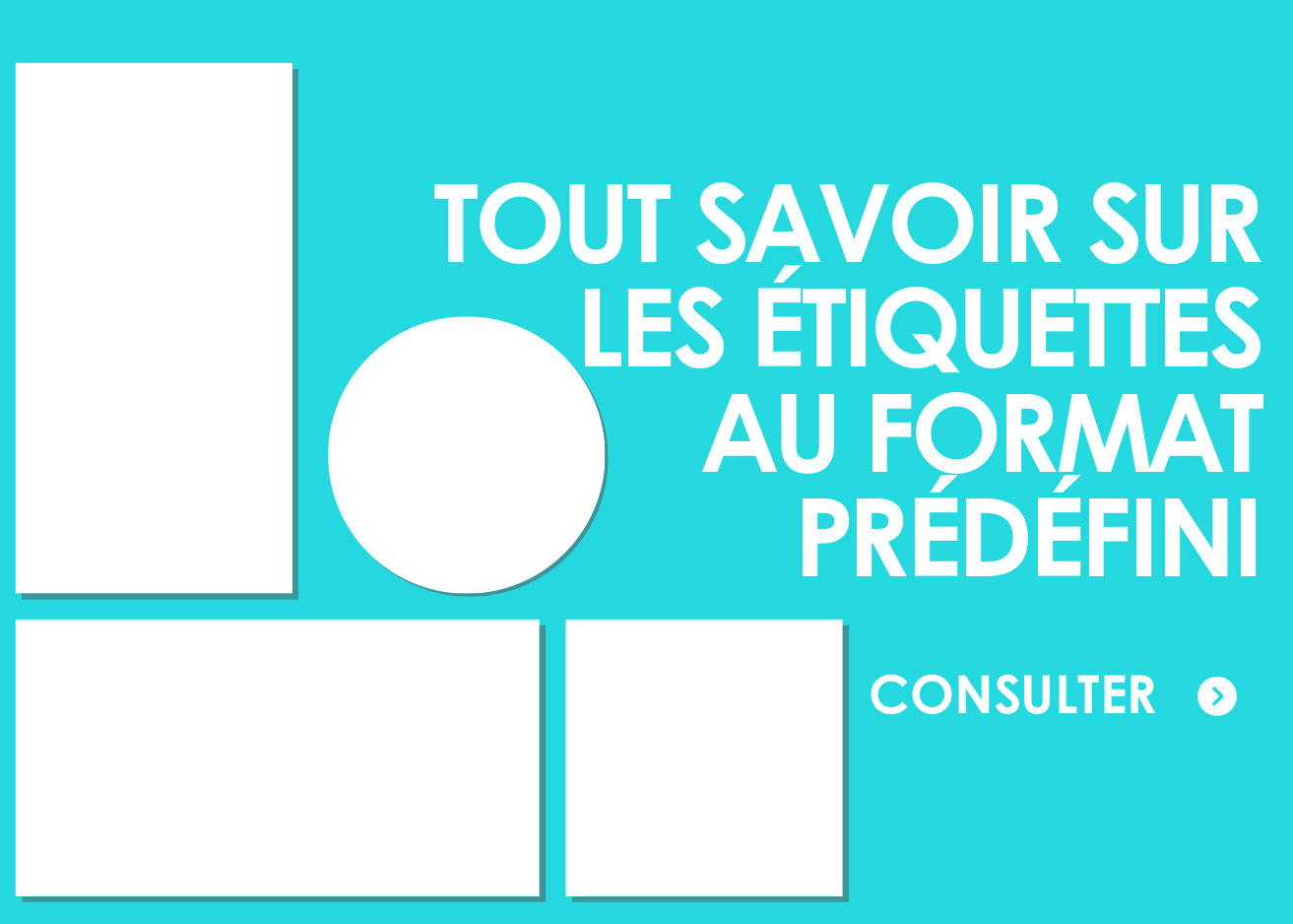 Etiquettes format prédéfinie