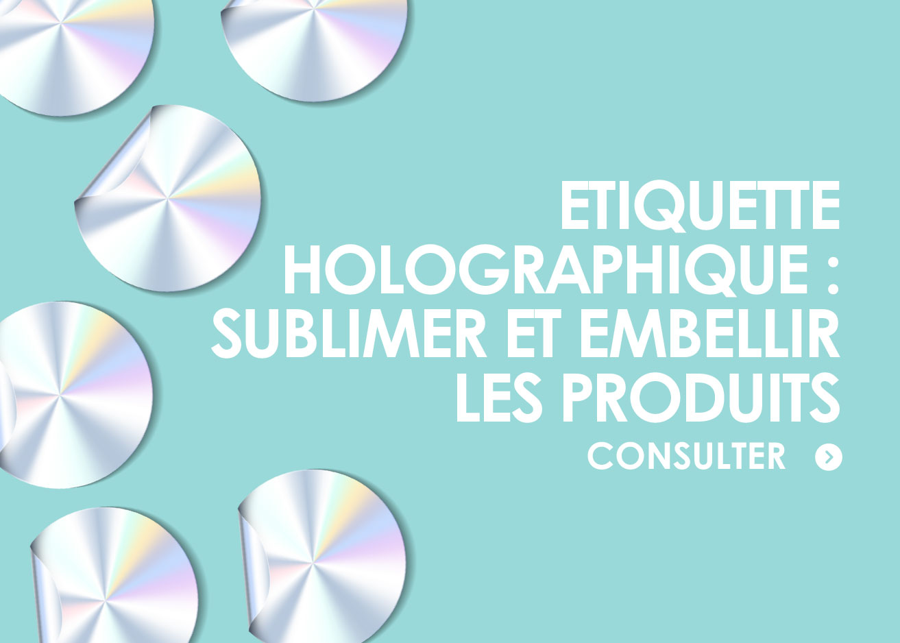 etiquette holographique