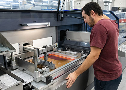 Sérigraphie - impression d'étiquettes adhésives