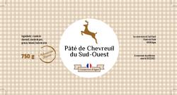 Conserve de Pâté de chevreuil