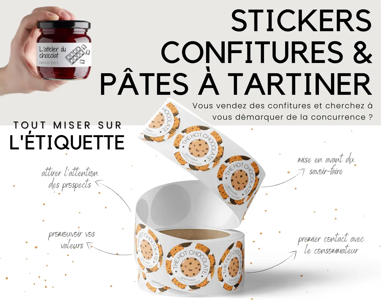 étiquette pour confiture 