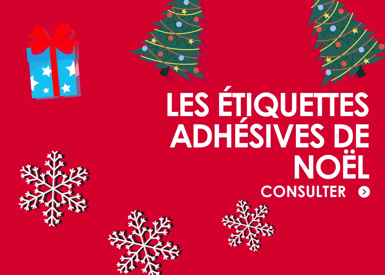 Les étiquettes de noel