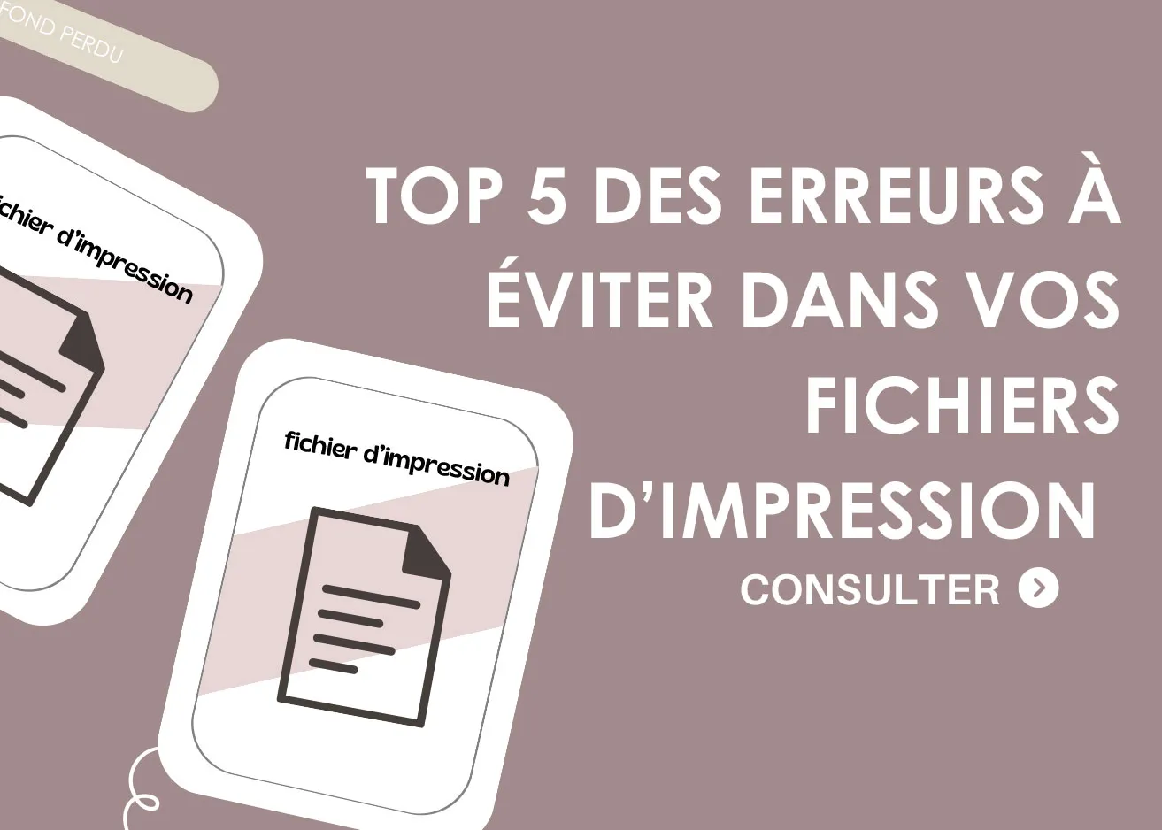 Top 5 des erreurs à éviter 