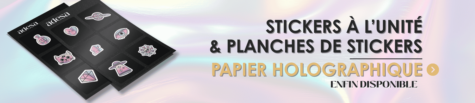 Stickers holographique