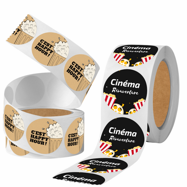 Étiquettes en rouleaux Etiquettes adhésives en rouleaux et bobines